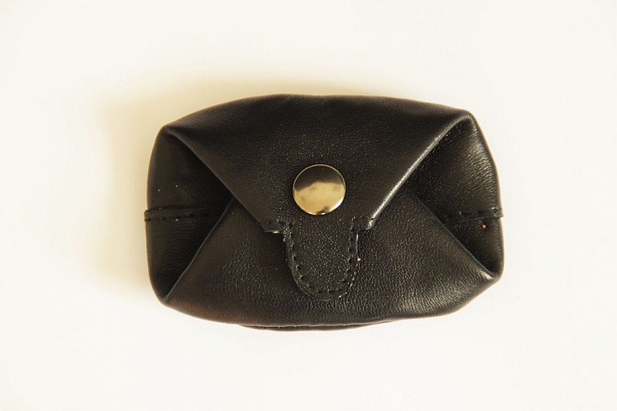 porte-monnaie de poche cuir